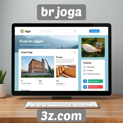 Análise da interface do site br joga